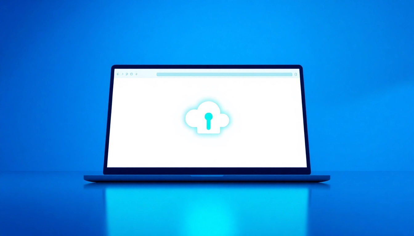 Inatogel security alert displaying a blocked access message on a digital screen.