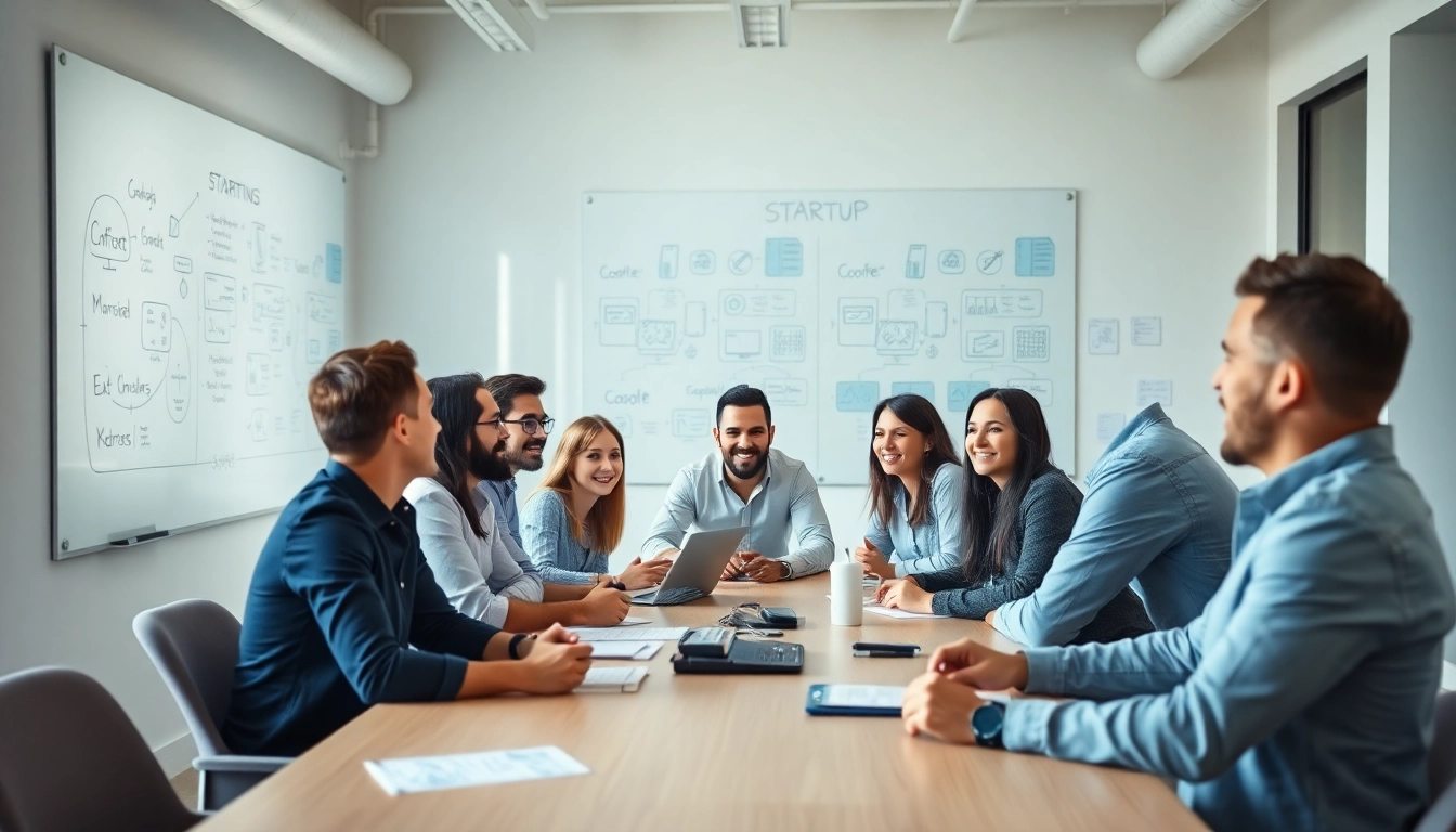 Engage in strategies to Launch Successful Startup during an interactive business meeting.