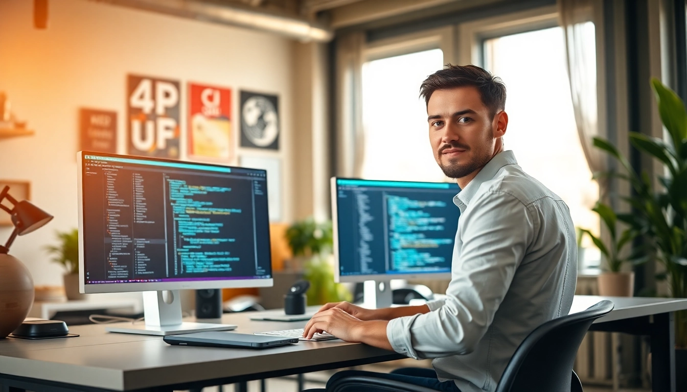 Integrate api for midjourney into your projects with this engaging developer workspace scene.