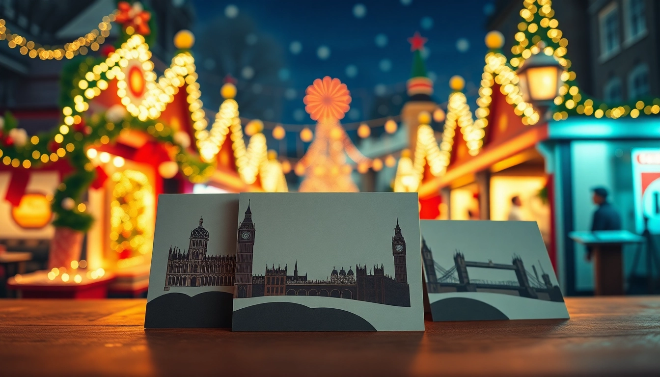 Charming Designs for Xmas Cards London: Capture the Holiday Spirit