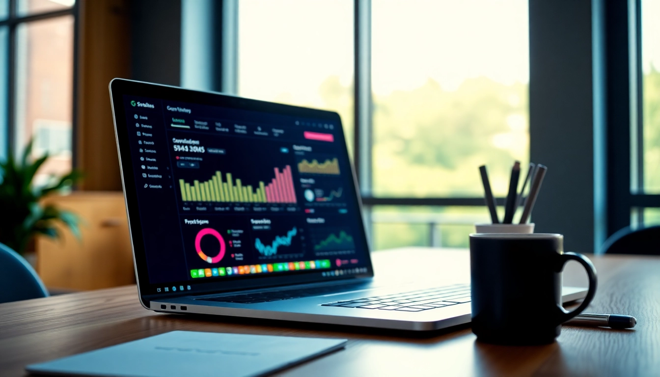 Engaging user manipulating an smm reseller panel dashboard in a modern workspace.