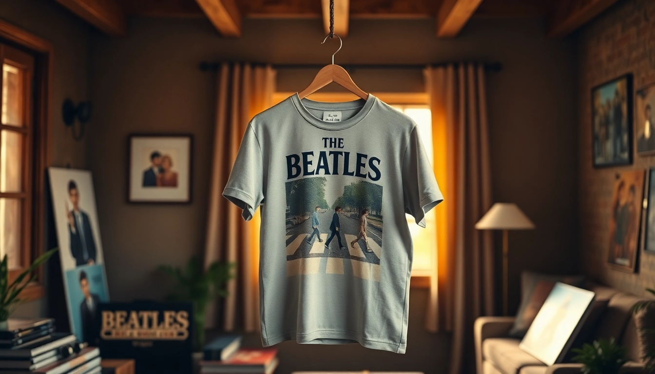 Stylish Beatles Abbey Road Shirt: A Vintage Tribute for Every Fan