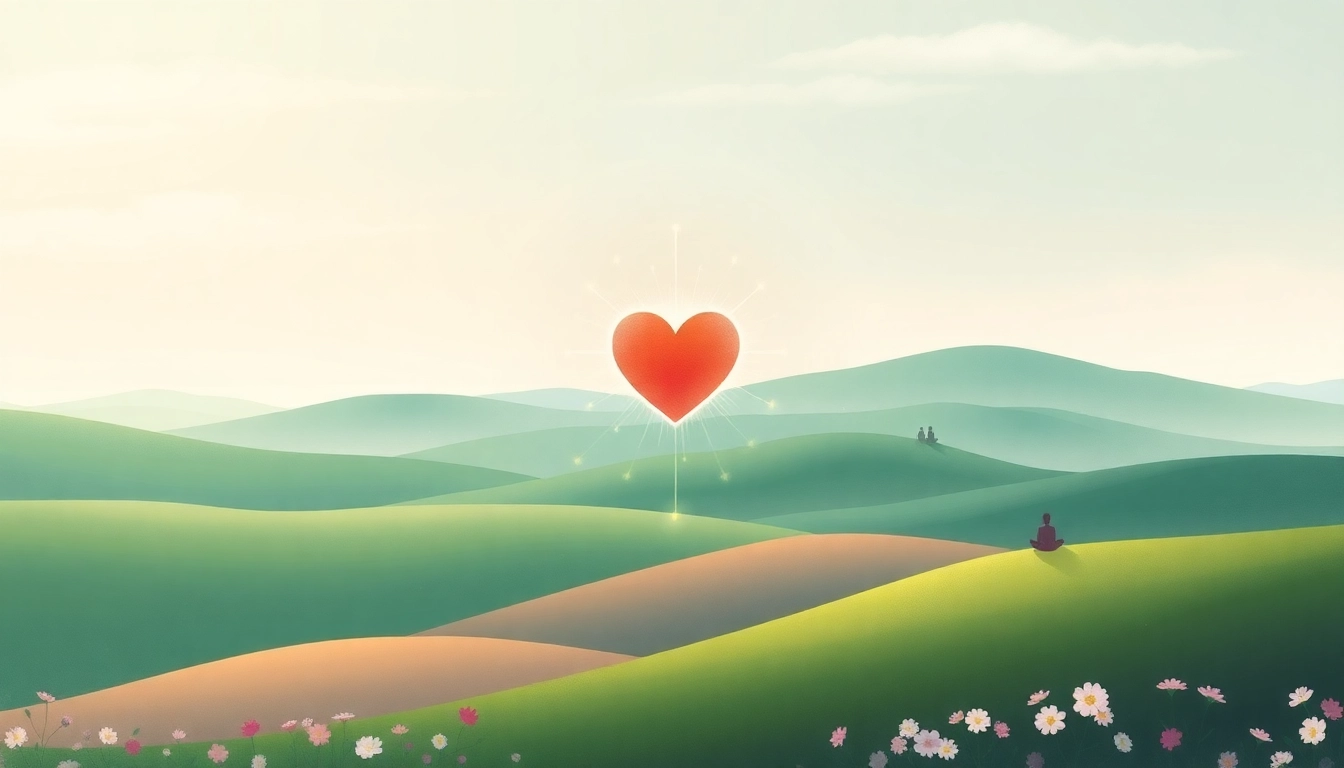 Heart and healing energy source illustrating lovehealingexpansion.ca's core values of love and expansion.