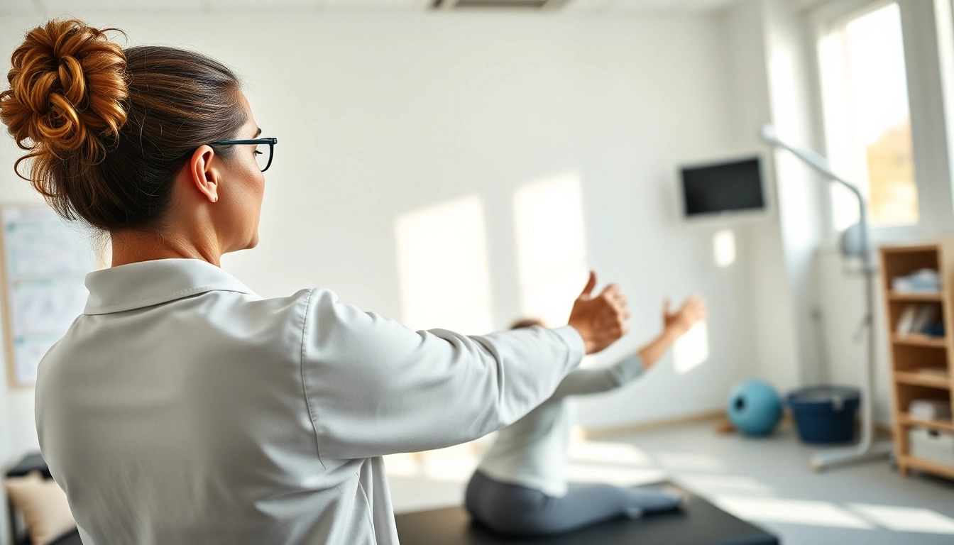 Behandlung von Rückenschmerzen mit Physiotherapie-Übungen zur Schmerzlinderung