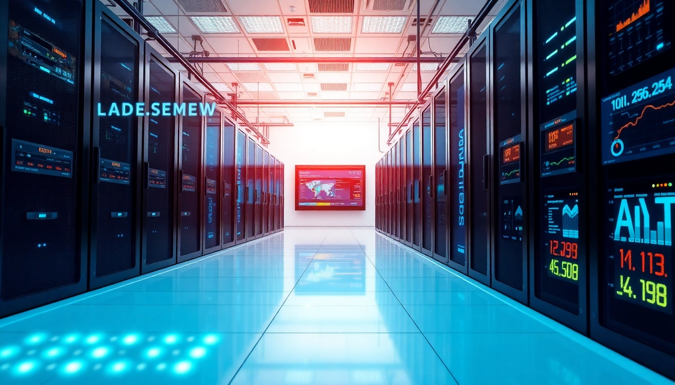 Showcasing cloud infrastructure and DevOps services with modern data center technology and analytics.