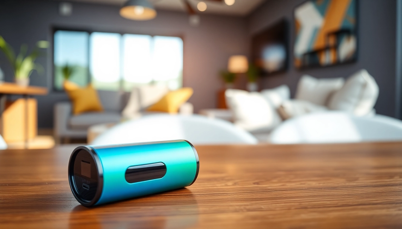 Experience the flavor and performance of Elf Bar Ice King 30000 disposable vape in a modern setting.