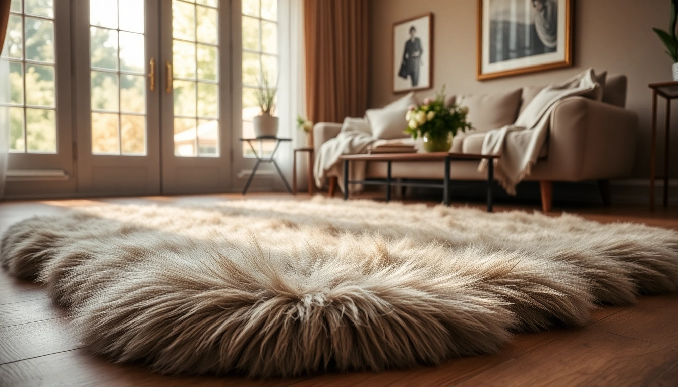 Transform Your Home Aesthetic with a Rabbit Fur Rug