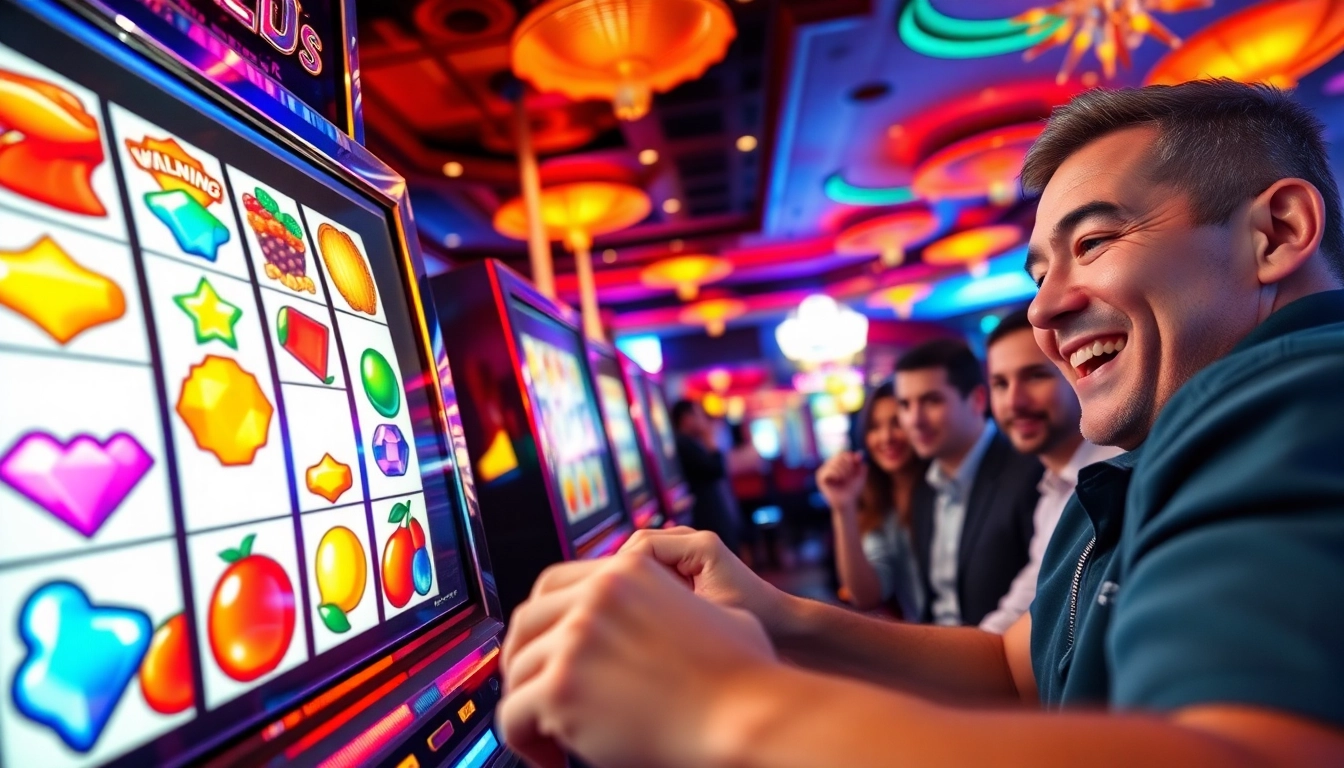 Experience the thrill of pg slot excitement with colorful gems and energizing casino atmosphere.