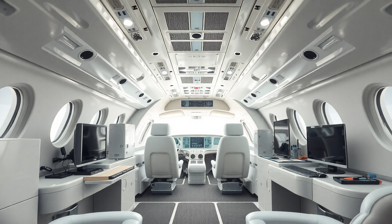 Optimale Innenräume für den Luft- und Raumfahrtsektor: Design, Technologie und Effizienz